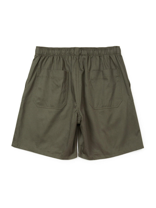 Active Lazy Shorts - Army Green Chino