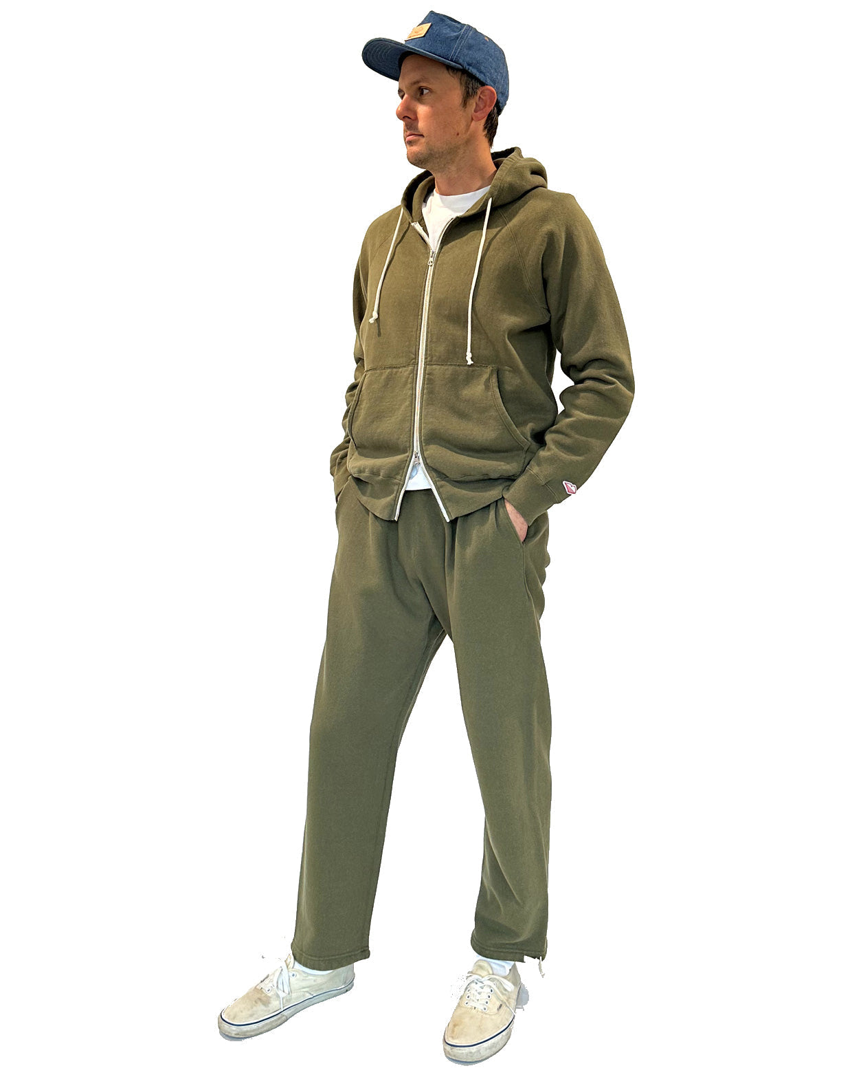 Zip Reach-Up Hoody V.2 / Olive