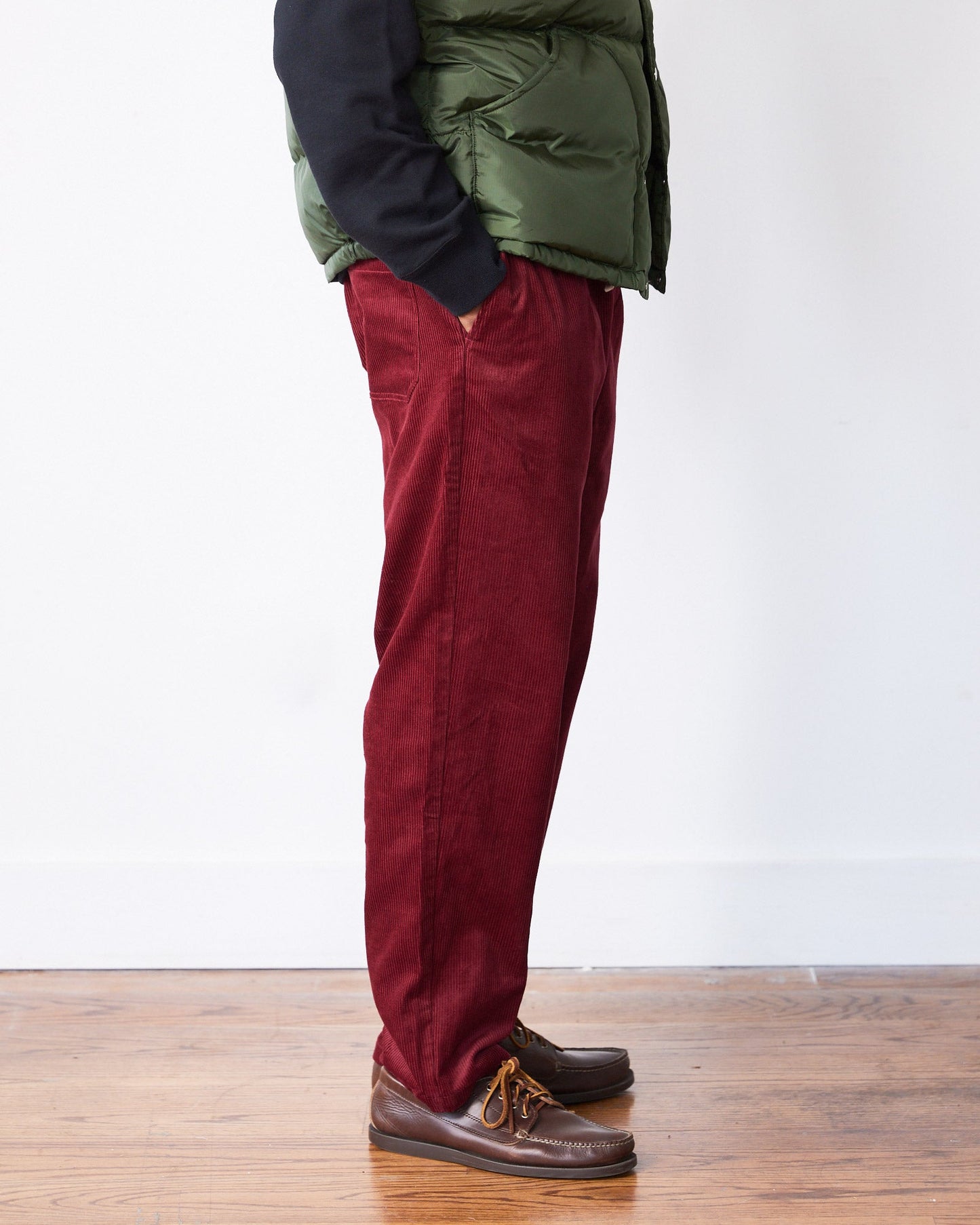 Active Lazy Pants / Brown Corduroy