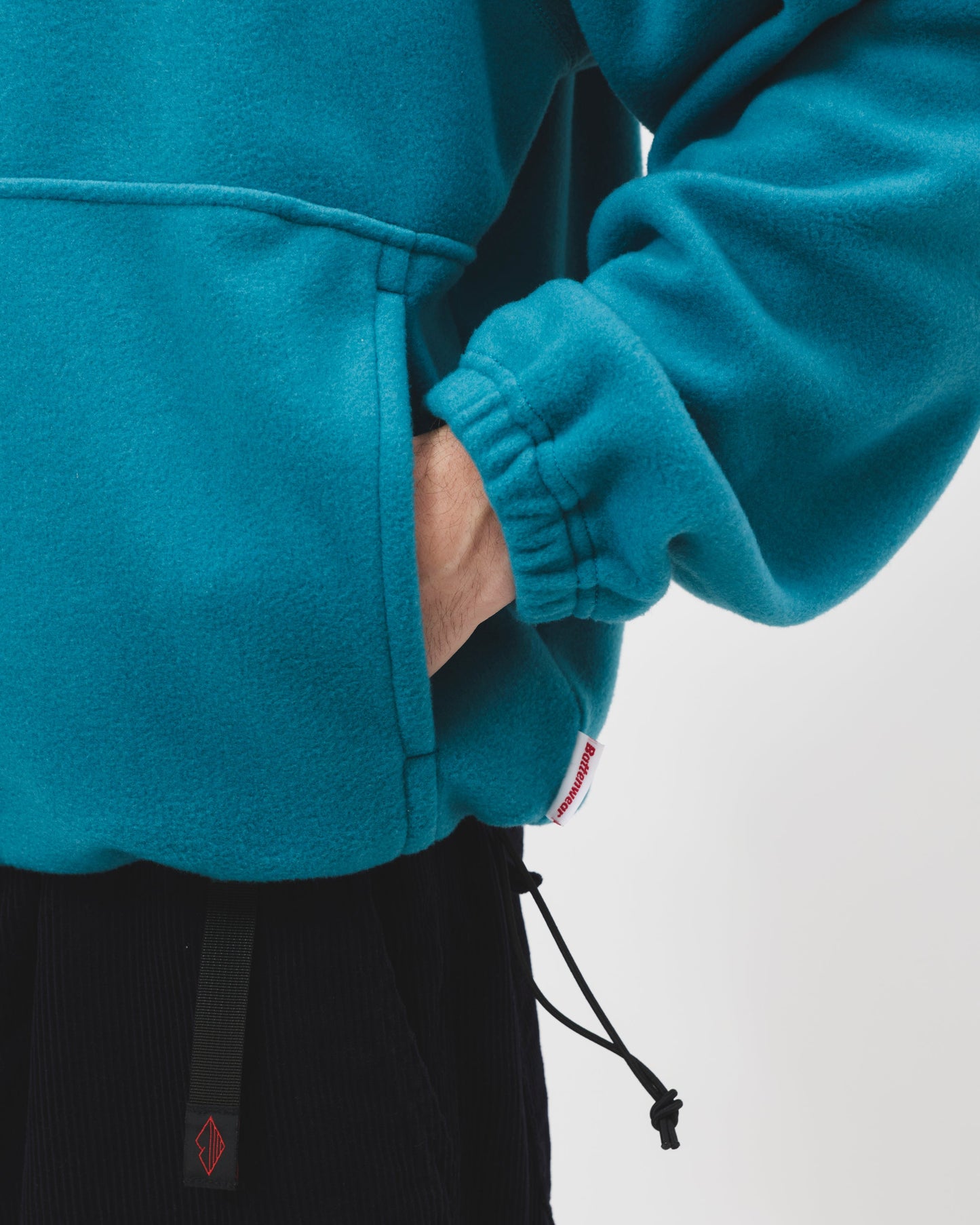 Pull-Over Fleece - Teal Blue