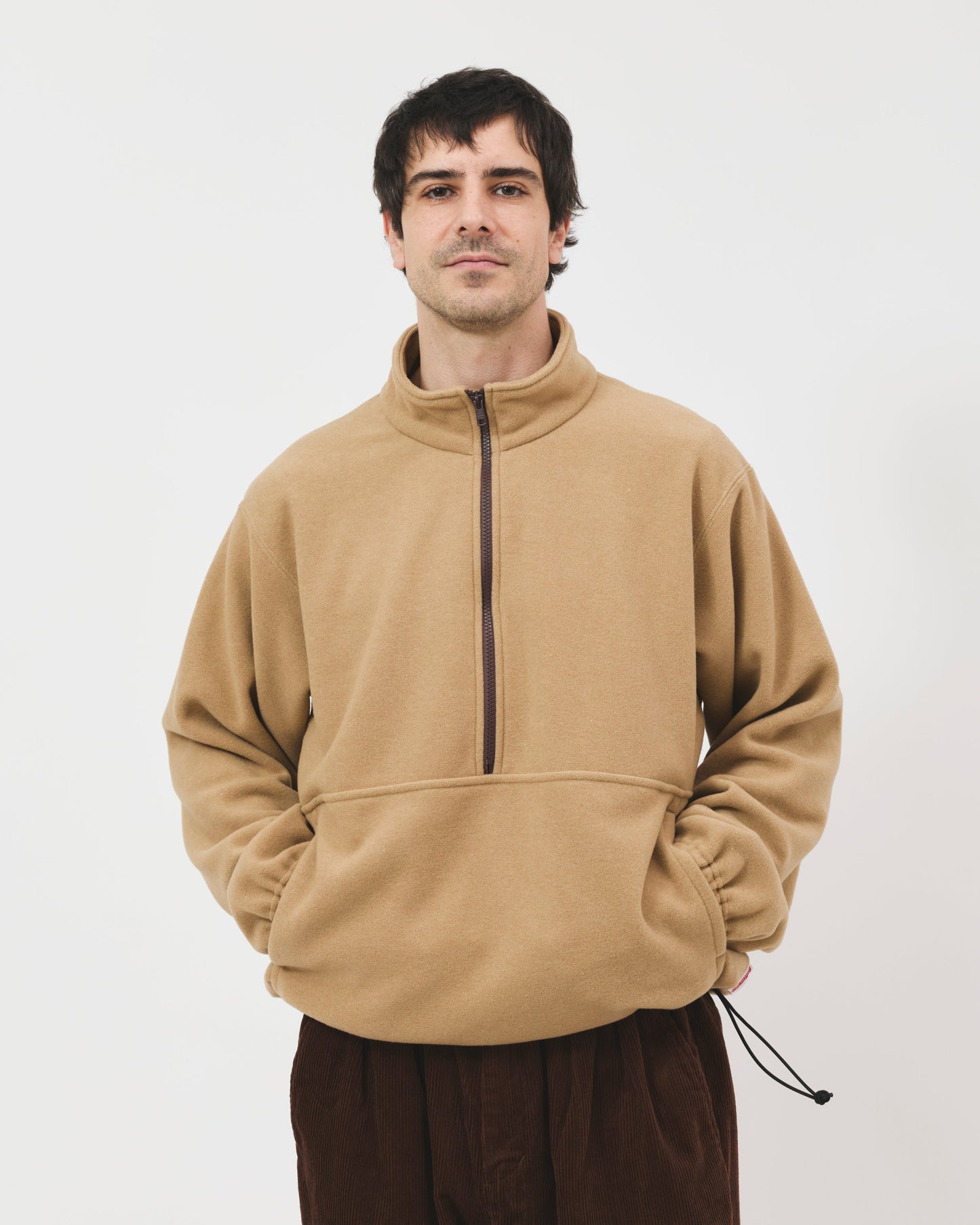 Pull-Over Fleece - Tan