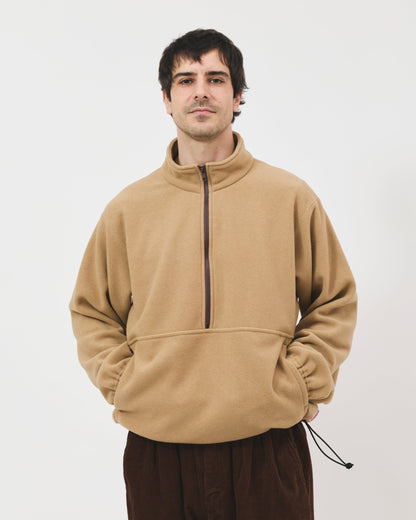 Pull-Over Fleece - Tan