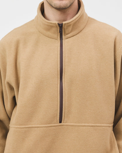Pull-Over Fleece - Tan