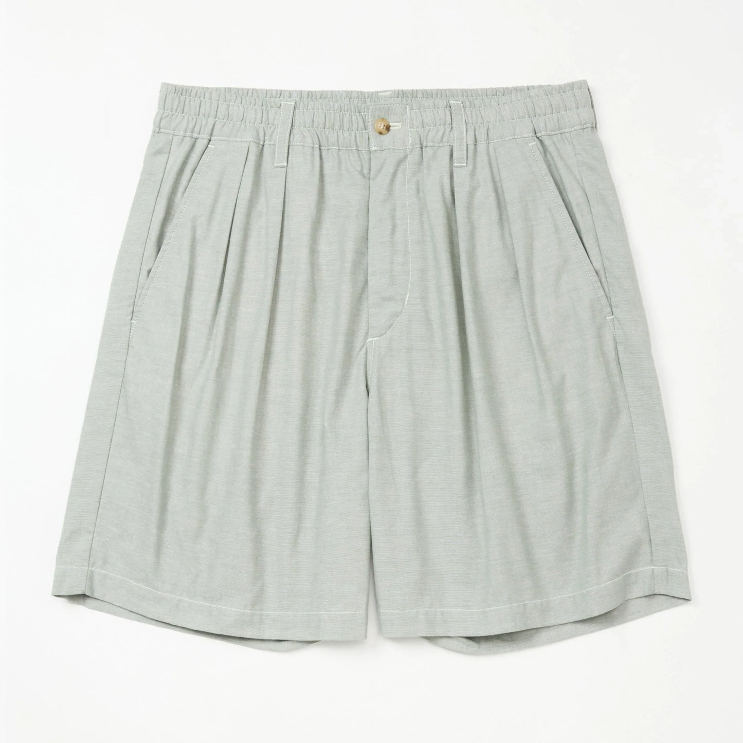 Weekend Shorts - Khaki Green Dungaree