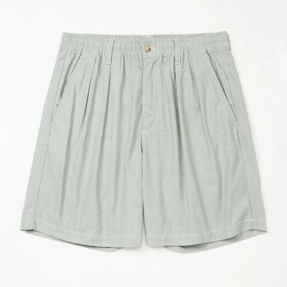Weekend Shorts - Khaki Green Dungaree