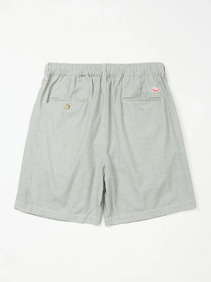 Weekend Shorts - Khaki Green Dungaree