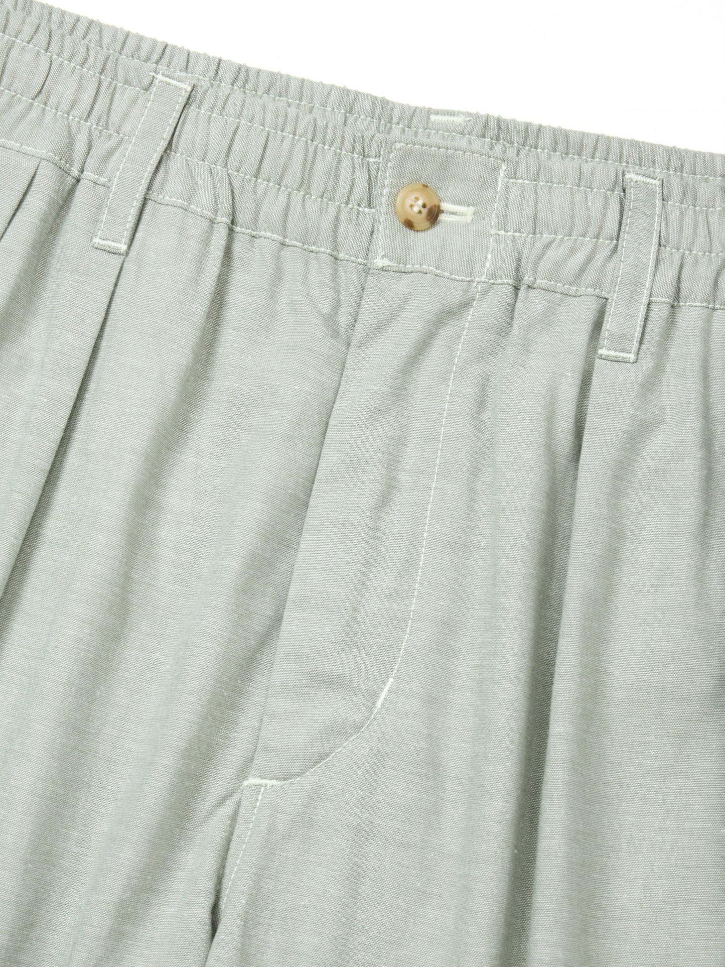 Weekend Shorts - Khaki Green Dungaree