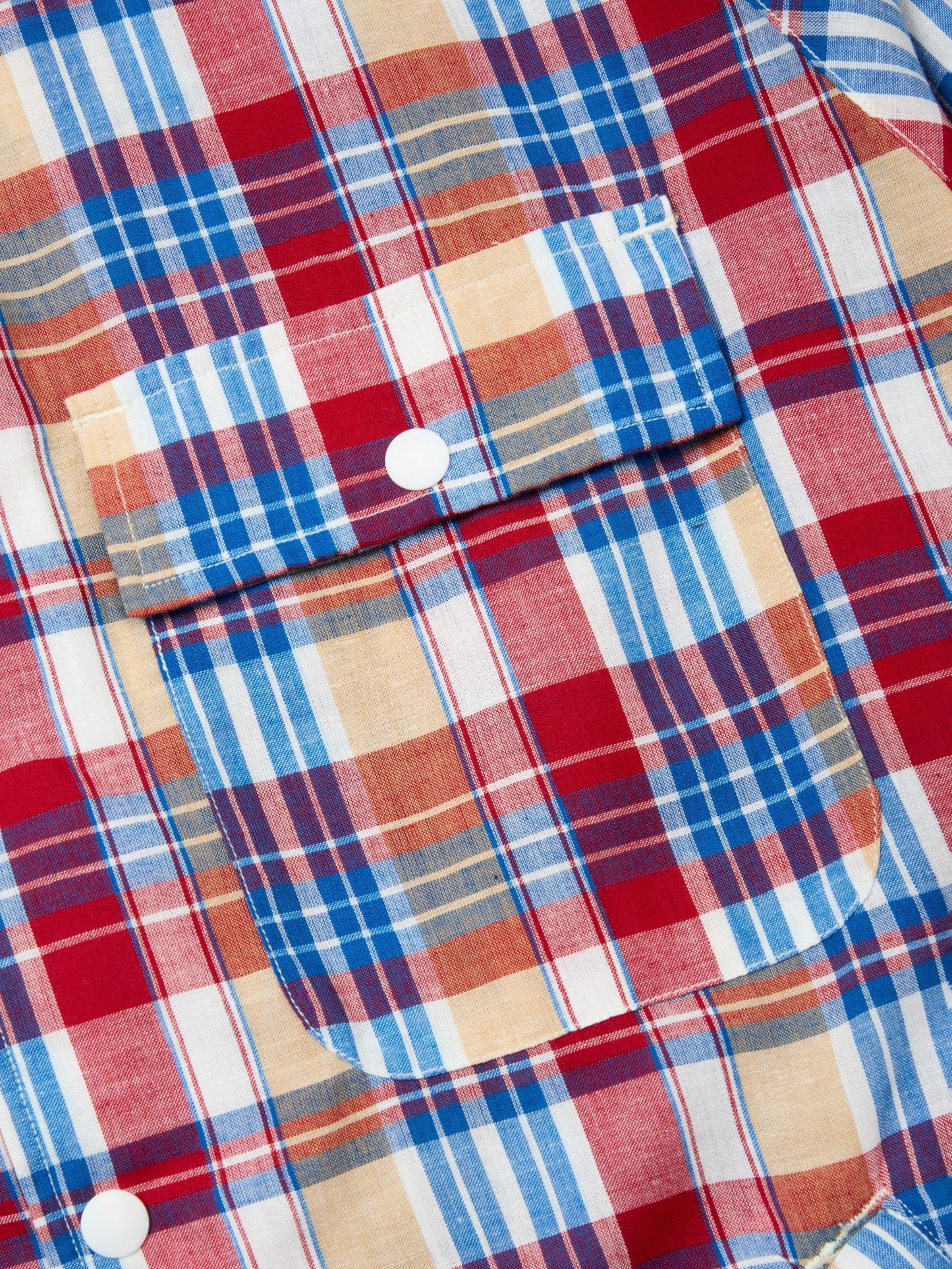 Beach Breaker - White x Red Madras