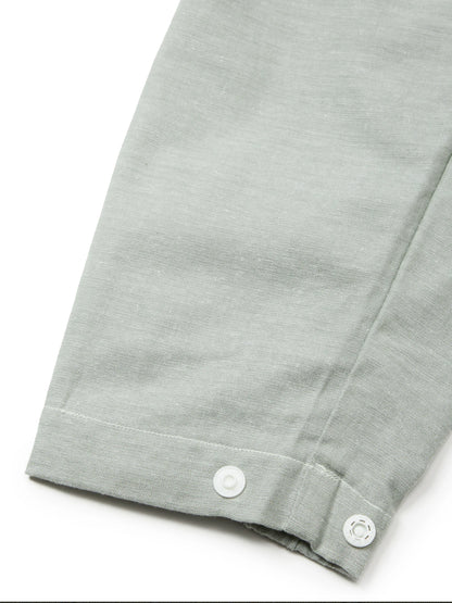 Beach Breaker - Khaki Green Dungaree