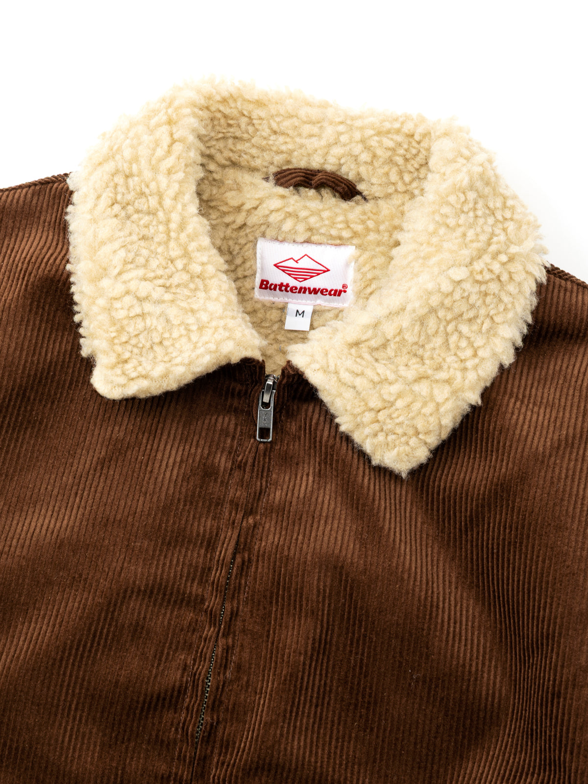 Shearling Flyer Jacket - Brown Corduroy