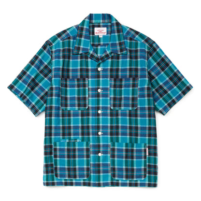 Five Pocket Island Shirt - Blue Madras