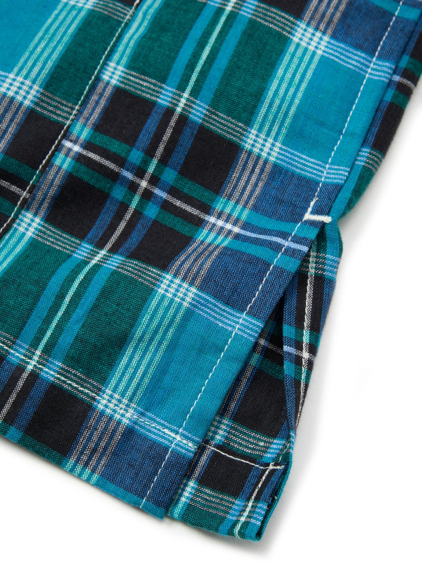 Five Pocket Island Shirt - Blue Madras