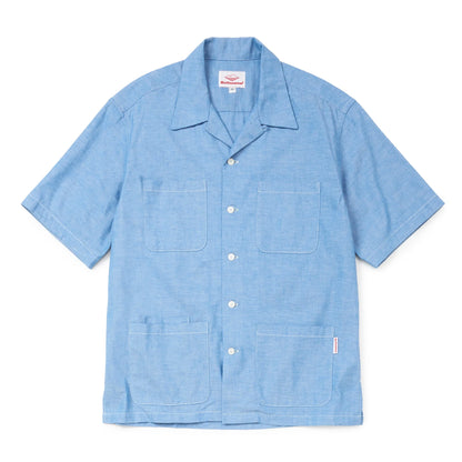 Five Pocket Island Shirt - Blue Dungaree