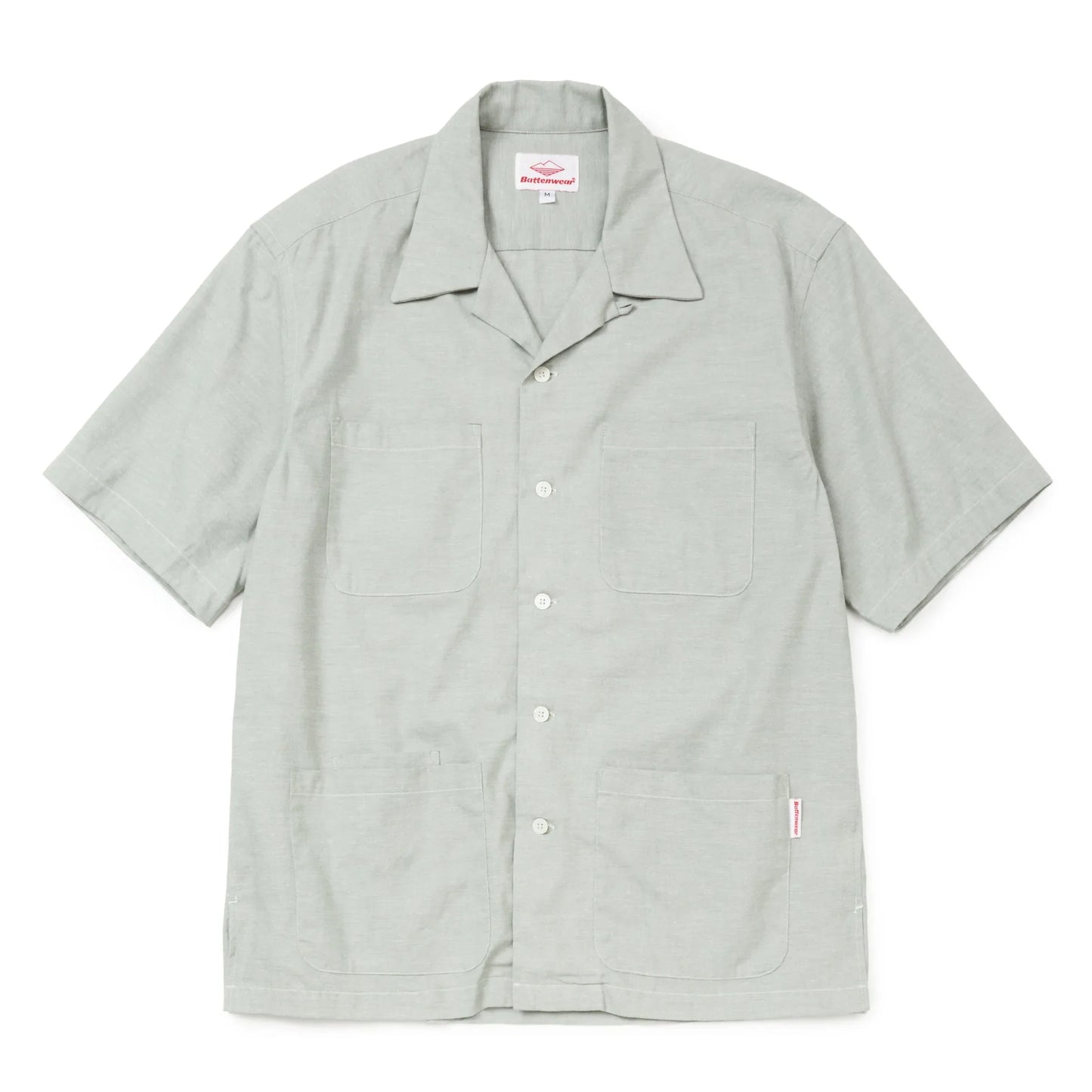 Five Pocket Island Shirt - Khaki Green Dungaree