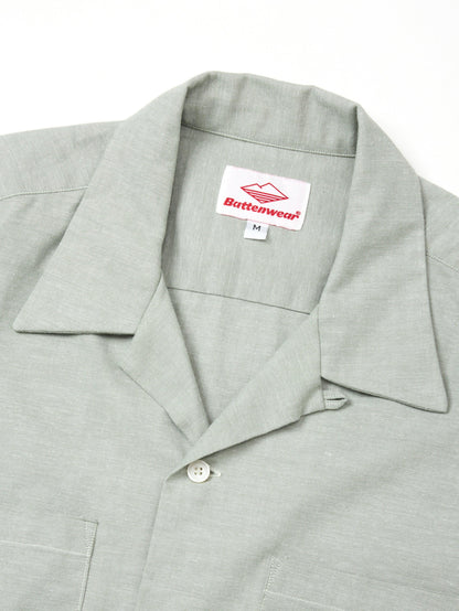 Five Pocket Island Shirt - Khaki Green Dungaree