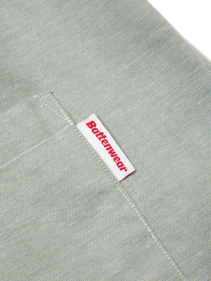 Five Pocket Island Shirt - Khaki Green Dungaree