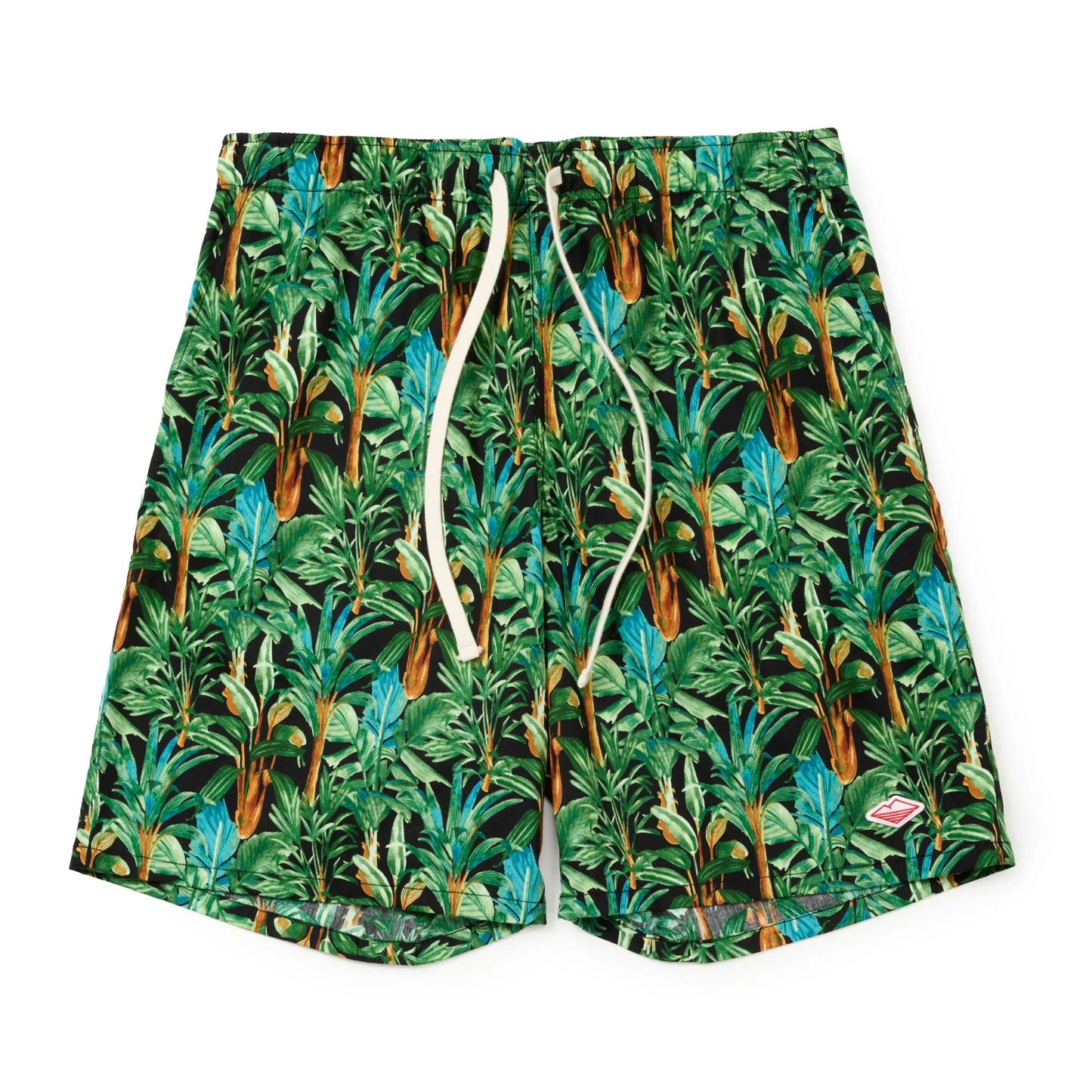 Active Lazy Shorts - Black Botanical