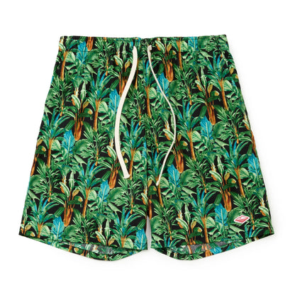 Active Lazy Shorts - Black Botanical