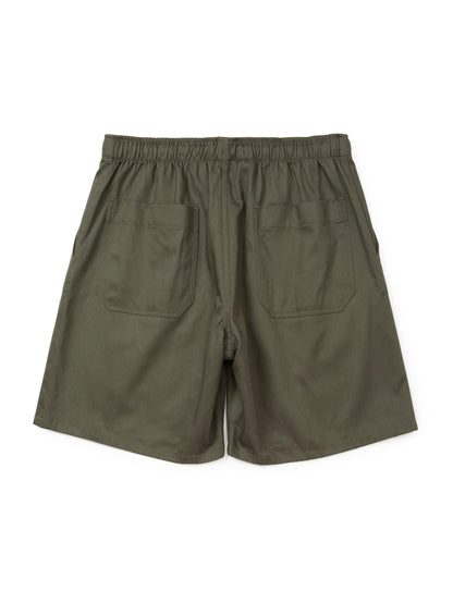 Active Lazy Shorts - Army Green Chino