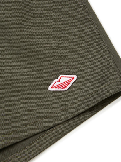 Active Lazy Shorts - Army Green Chino