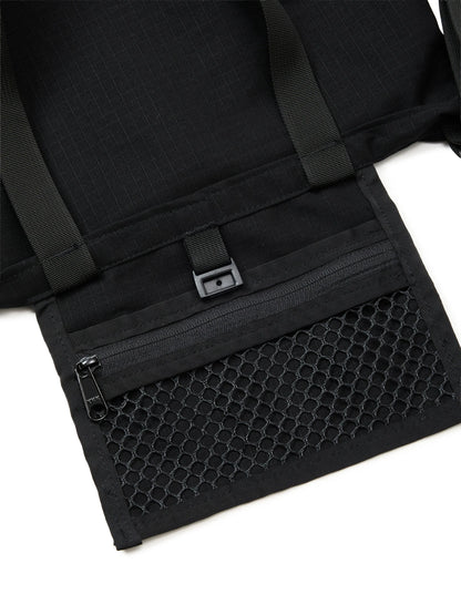 Mini Packable Tote - Black Cotton x Black