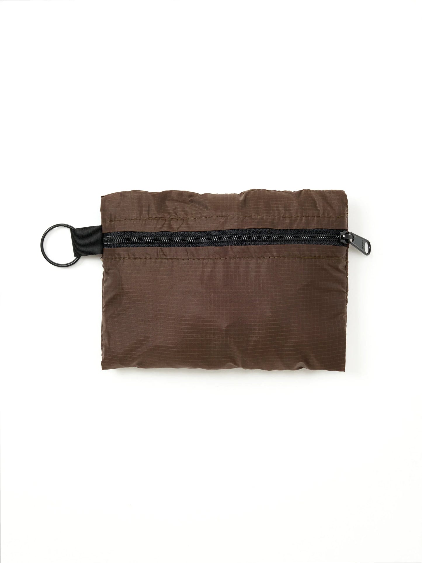 Packable Tote - Brown Nylon x Black