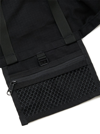 Packable Tote - Black Cotton x Black
