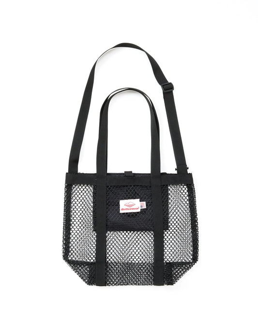 Mini Mesh Tote - Black  _ Black