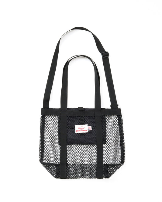 SS27 - Mini Mesh Tote - Black  _ Black