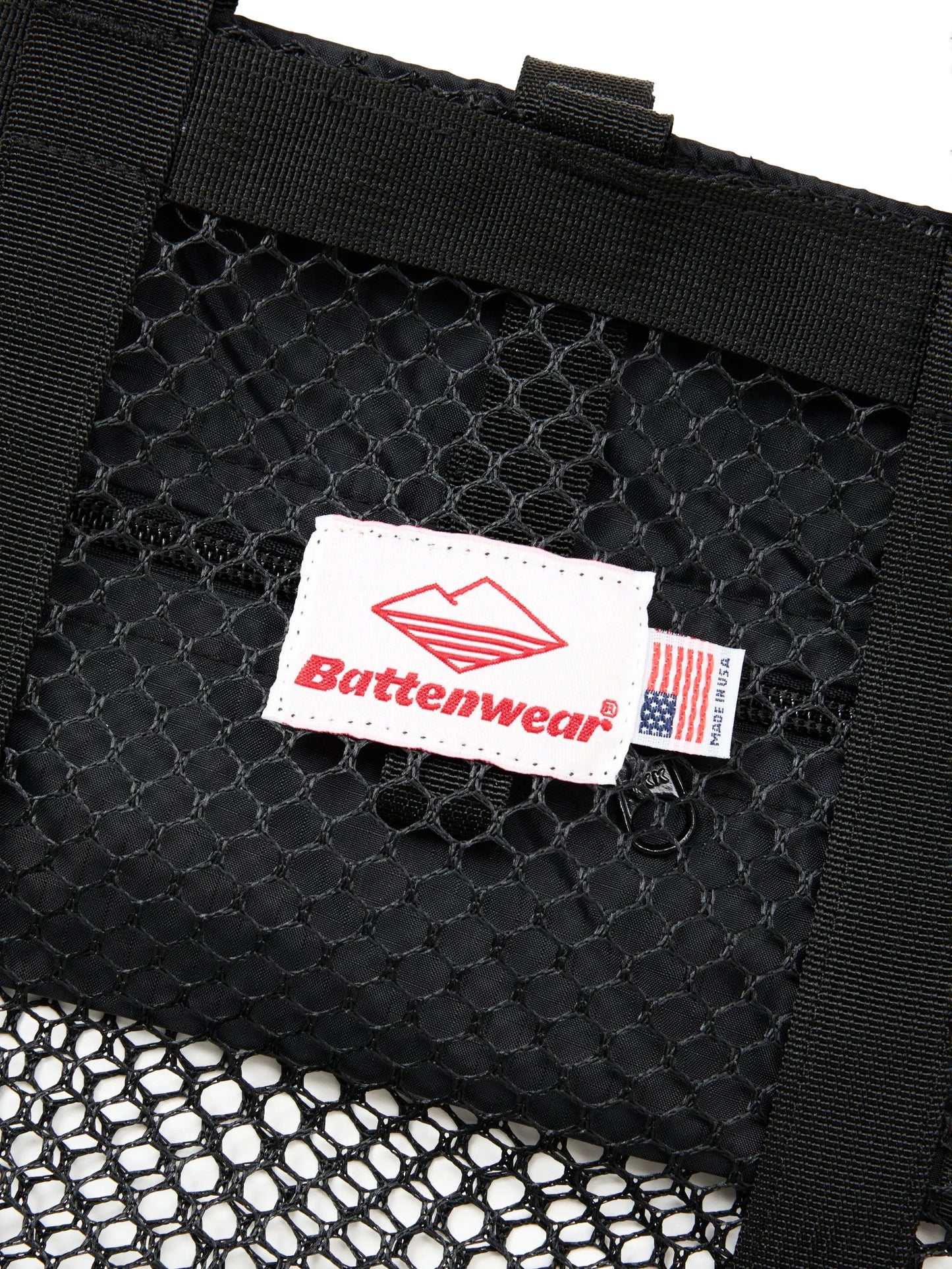 Mini Mesh Tote - Black  _ Black