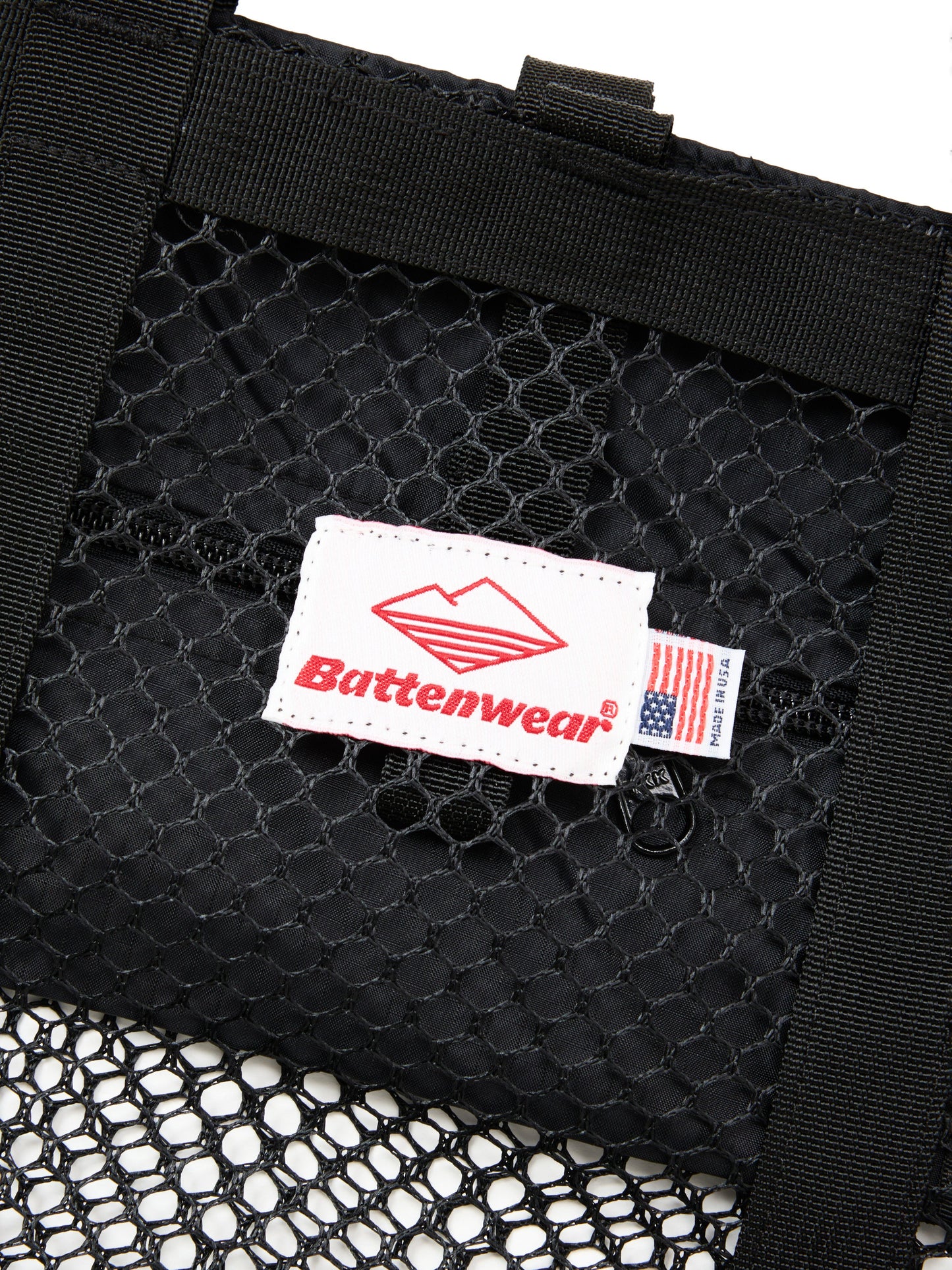 SS27 - Mini Mesh Tote - Black  _ Black