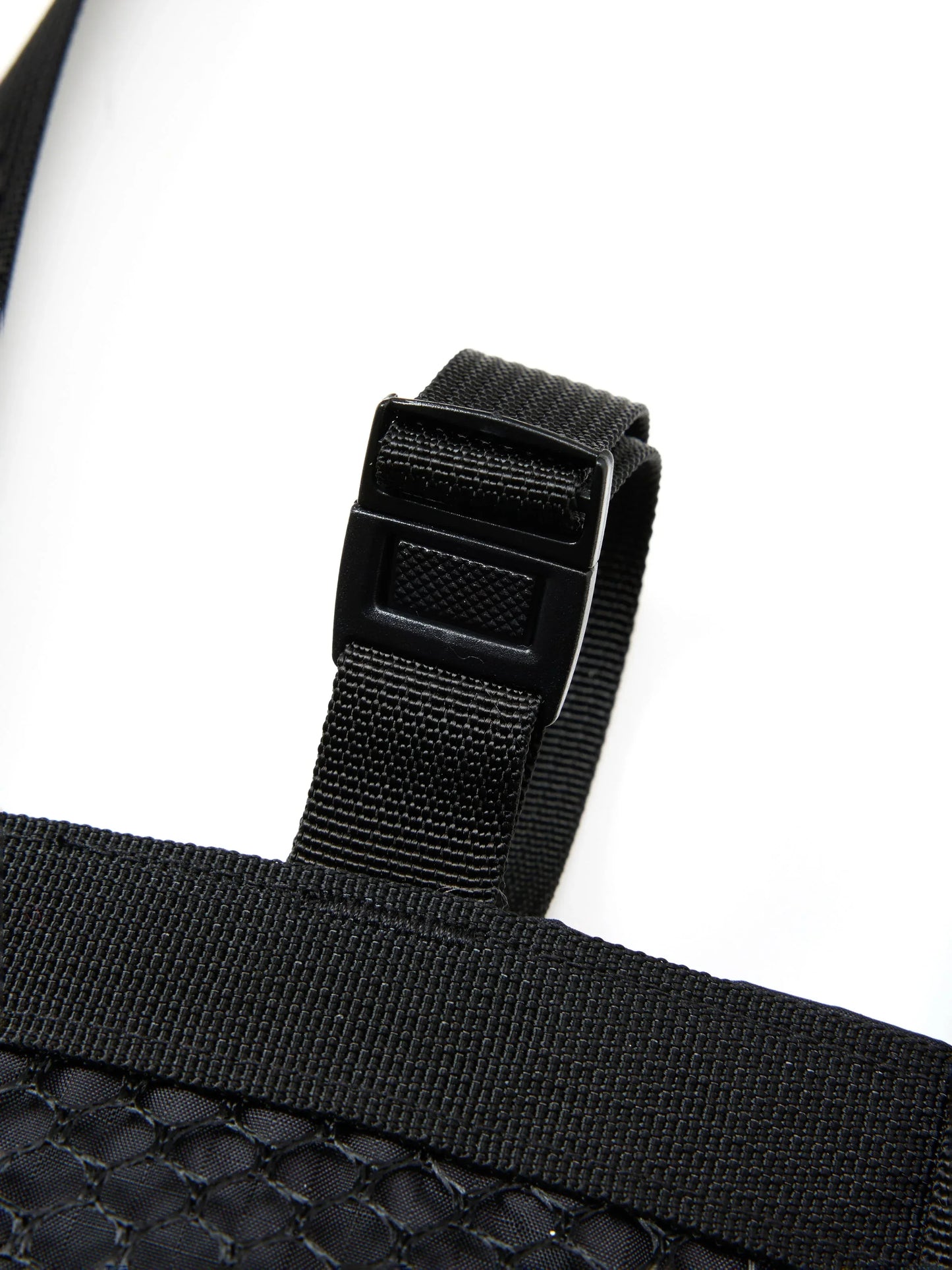 Mini Mesh Tote - Black  _ Black