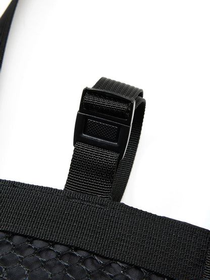 Mini Mesh Tote - Black  _ Black