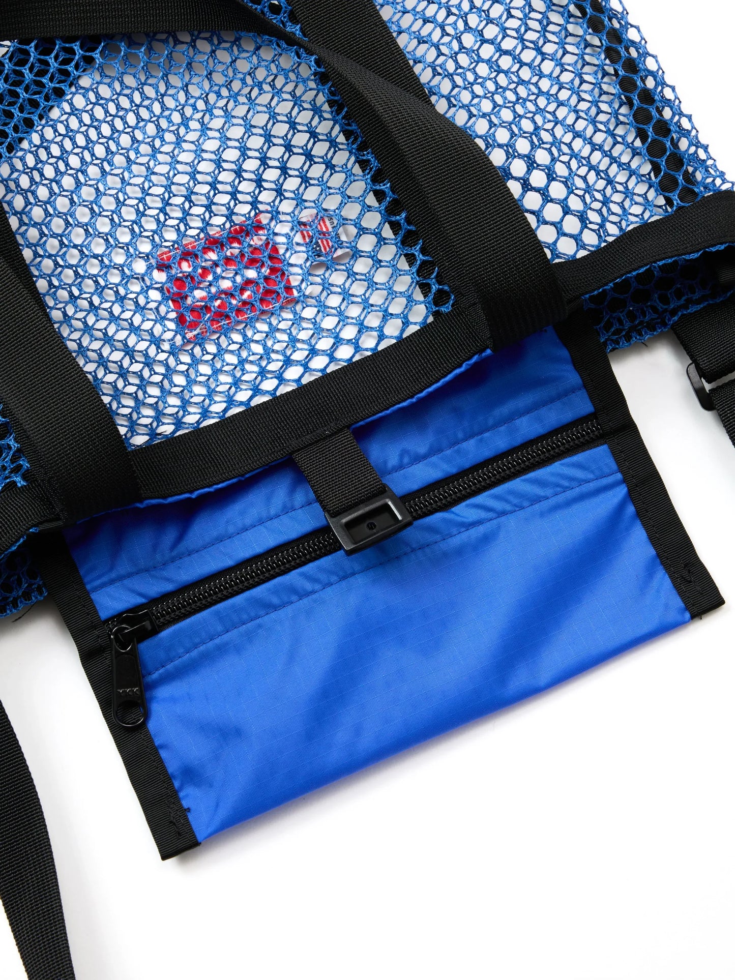 Mini Mesh Tote - Royal _ Black