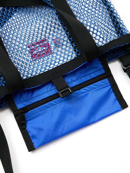 Mini Mesh Tote - Royal _ Black