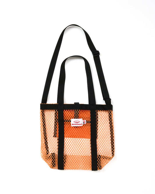 SS27 - Mini Mesh Tote - Orange _ Black