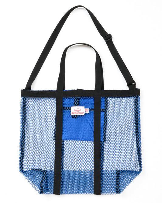 SS27 - Mesh Tote - Royal _ Black