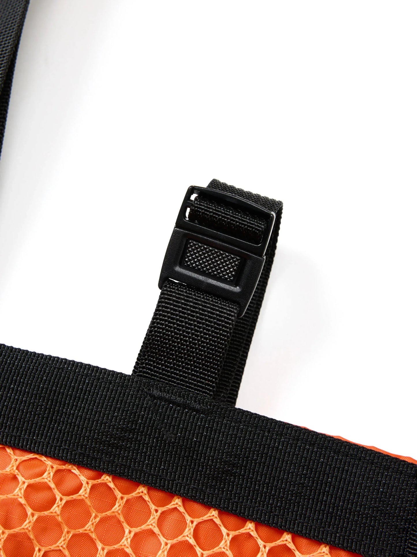 Mesh Tote - Orange _ Black