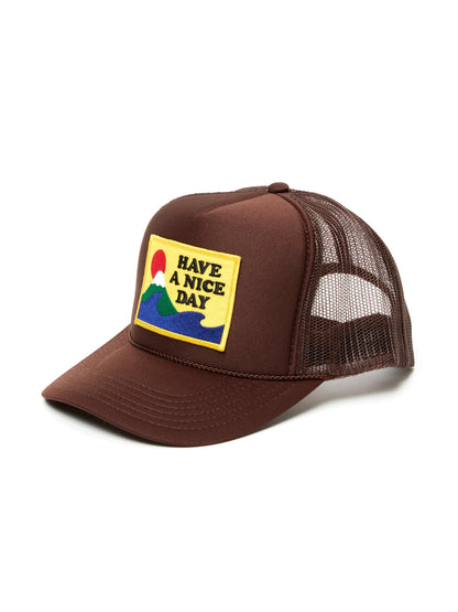 H.A.N.D. Trucker Hat - Brown