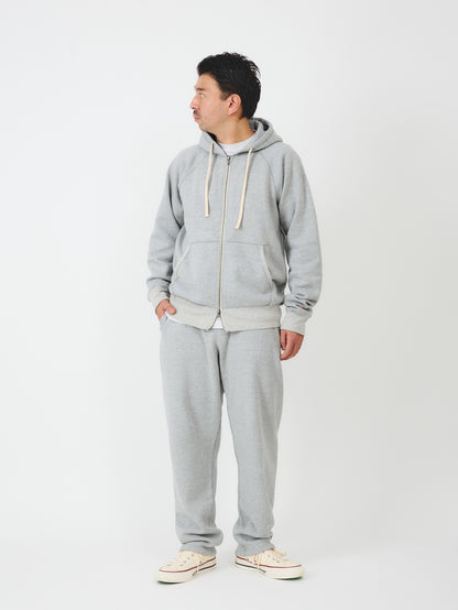 Zip Reach-Up Hoody V.2 / Heather Grey