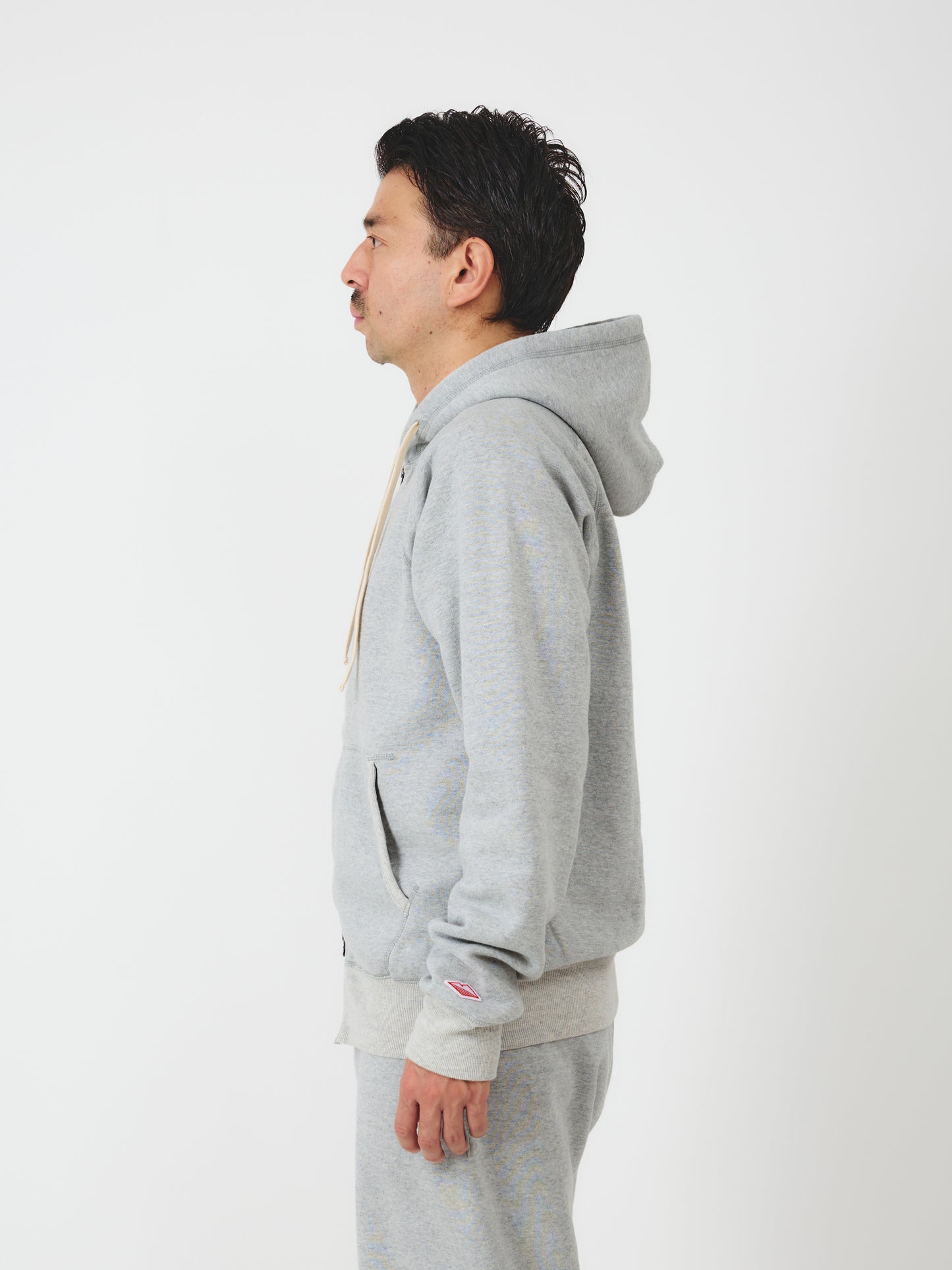 Zip Reach-Up Hoody V.2 / Heather Grey