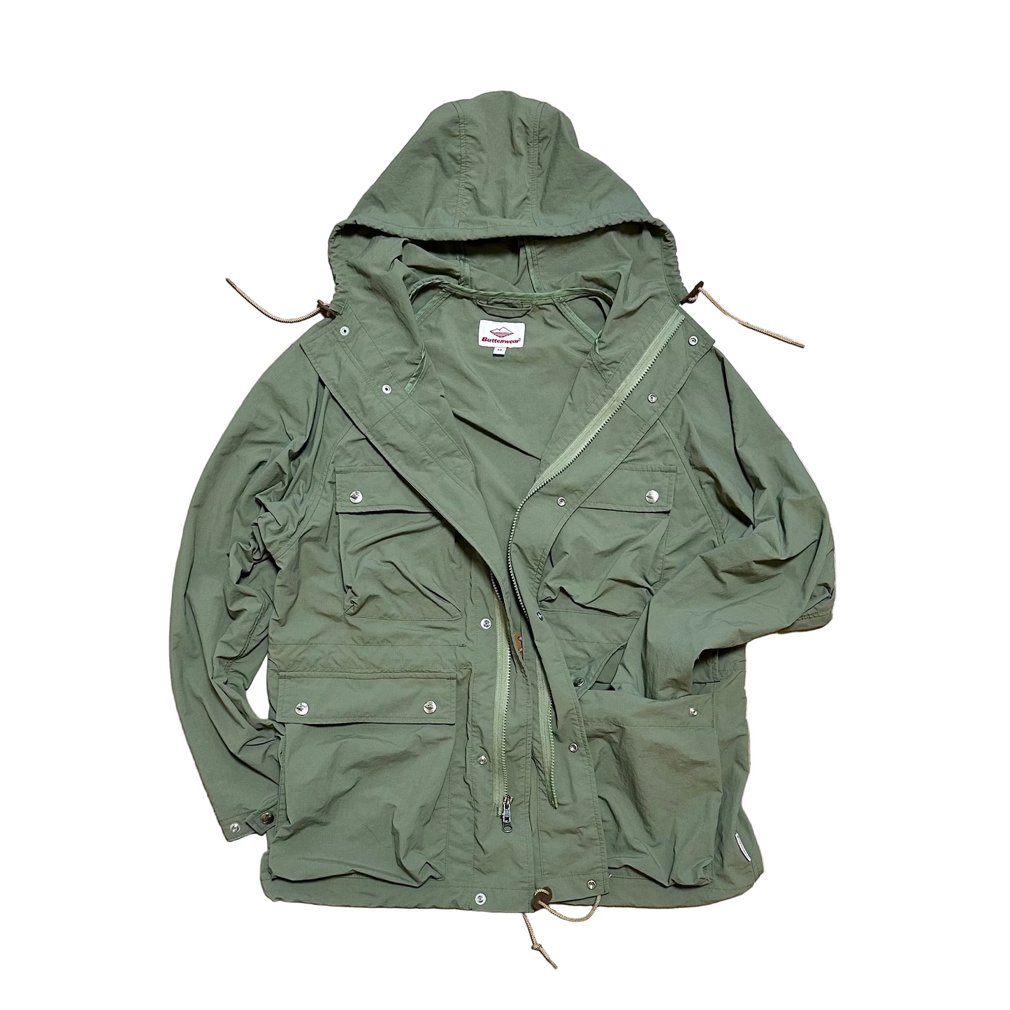 SS27 - Light Shell Parka V.3-Moss Green
