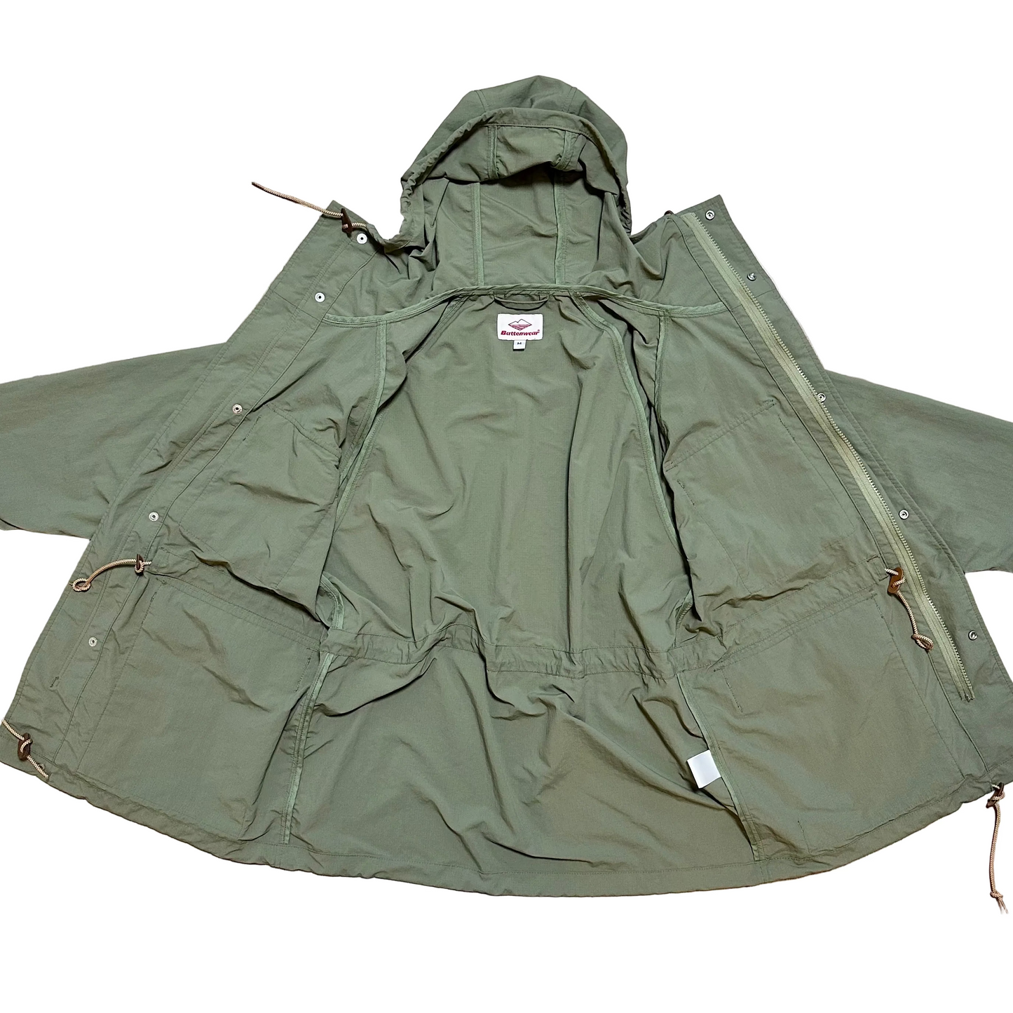 SS27 - Light Shell Parka V.3-Moss Green