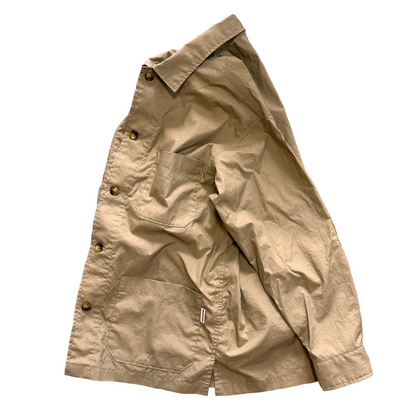 Canyon Shirt Jacket -Beige Typewriter
