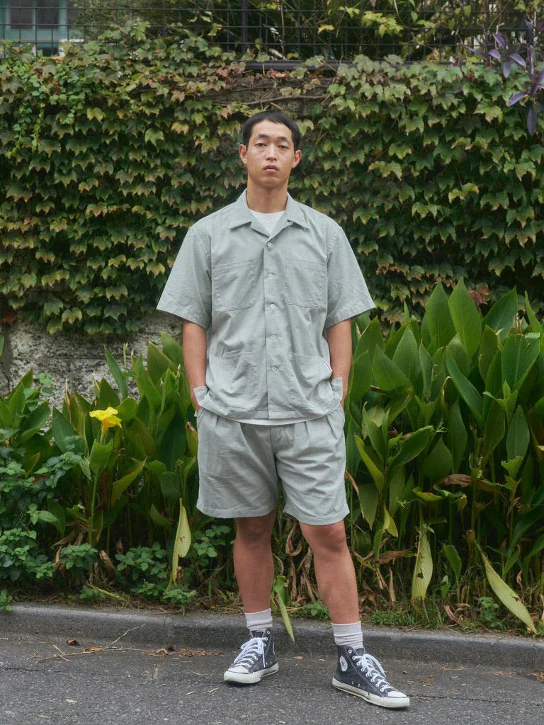 Five Pocket Island Shirt - Khaki Green Dungaree