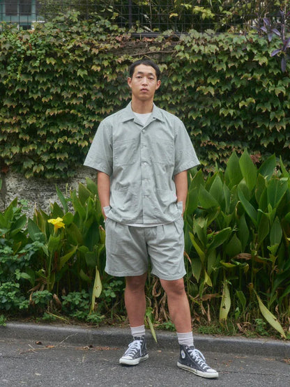 Weekend Shorts - Khaki Green Dungaree