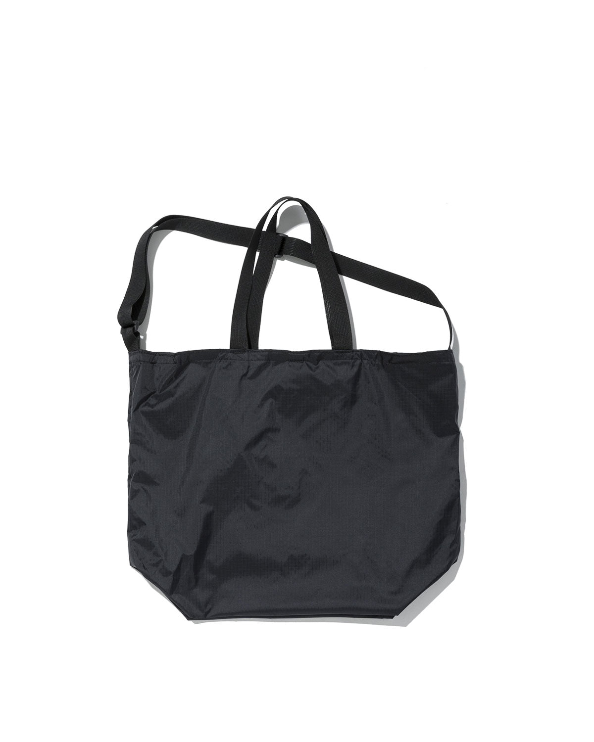 SS27 - Packable Tote -  Black Nylon  x Black