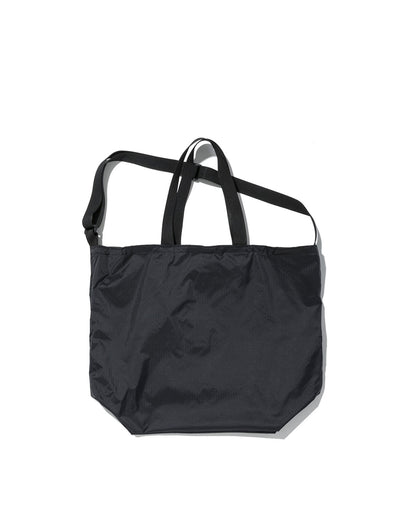 SS27 - Packable Tote -  Black Nylon  x Black