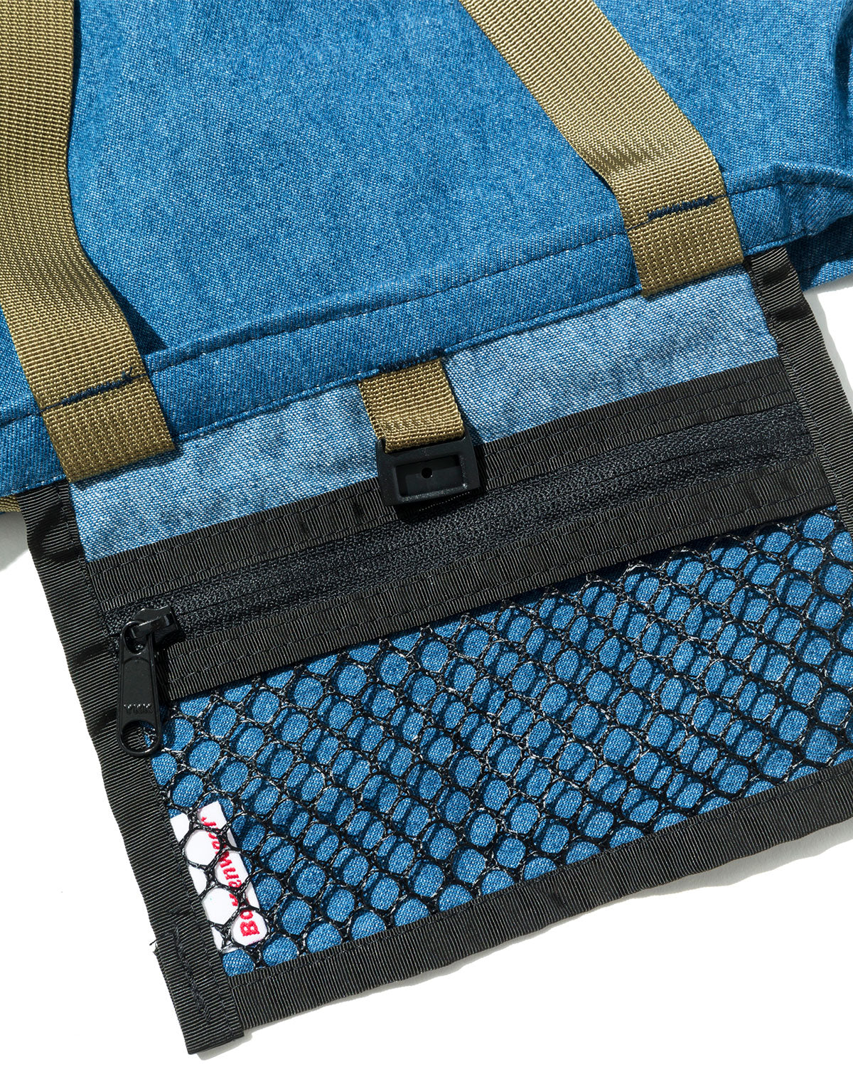 SS27 - Packable Tote -  Denim x Tan