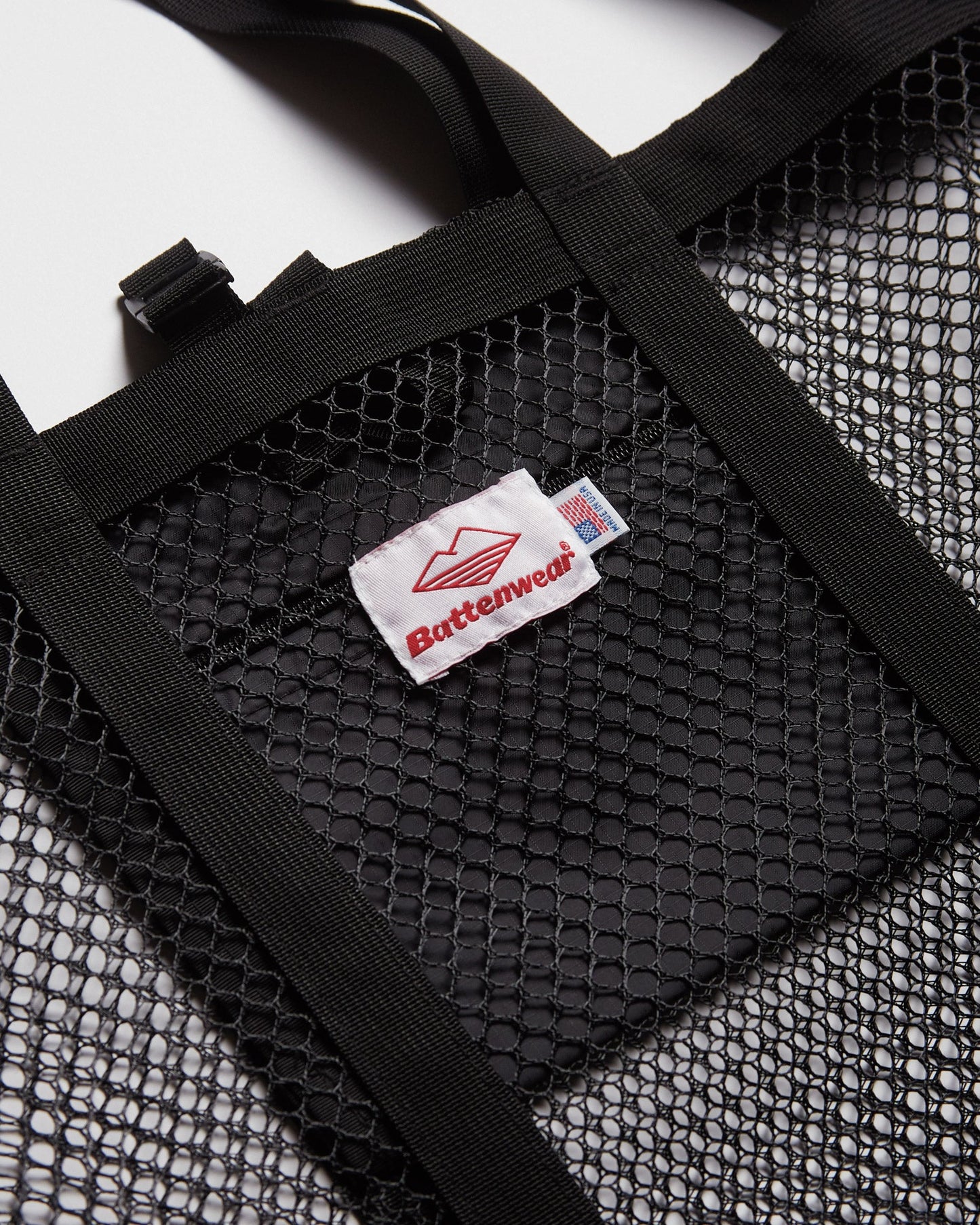 Mesh Tote / Black x Black